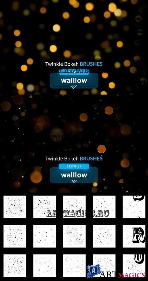 Twinkle bokeh photoshop brushes - 285923352 - UTD2YC5