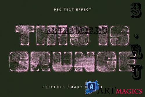 Grunge Stamp PSD Text Effect  - A6GFMMW