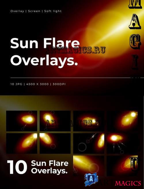 Sun Light Flare Overlay - W6KKVPP