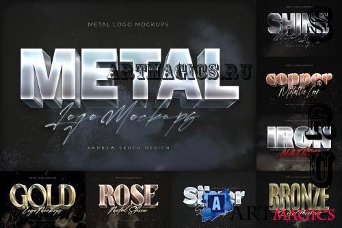 Shining Metal Logo Mockups - LWD8AKX