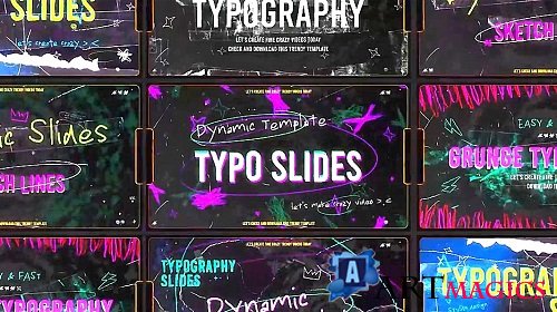 Typography Sketch Grunge Slides 2230746 - Motion Graphics Templates