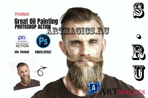  Great Oil Painting Photoshop Actions