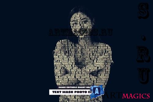 Text Mask Photo Effect - 286314829