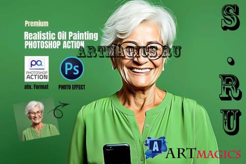 Realistic Oil Painting Photoshop Action