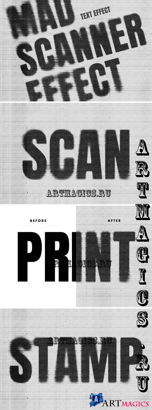 Mad Scanner Text Effect - 286721168