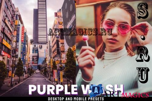 Purple Wash - Desktop and Mobile Presets - ERVS7NB