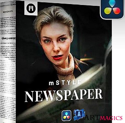 mStyle Newspaper For DaVinci Resolve