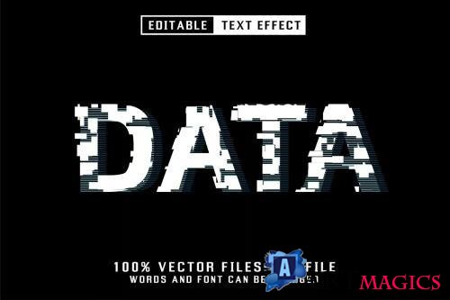 Data Editable Text Effect - LJAQXYW