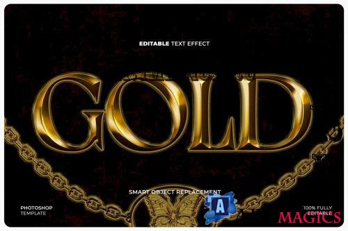 Gold Text Effect - ZYZEYL3