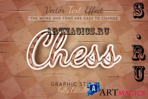 Chess Game Editable Text Effect - 287510308