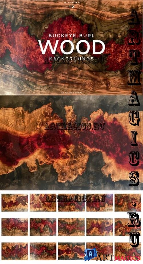 Buckeye Burl Wood Backgrounds - KL4RG9J