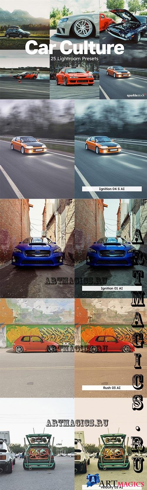 20 Car Culture Lightroom Presets LUT - 287215985