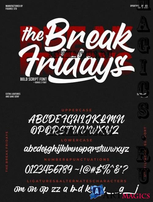 Break Fridays - Clean Bold Script - 3P33Y8K