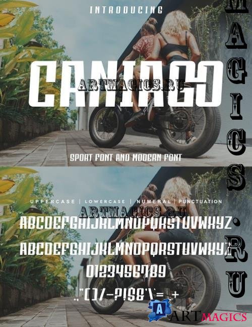 Caniago - Sport Font and Modern Font - ZYN3FA9