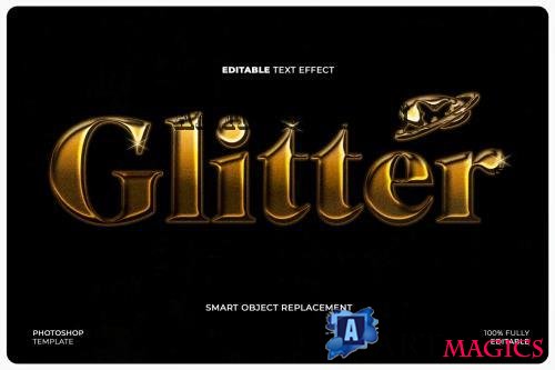 Glitter Text Effect BDACVFF