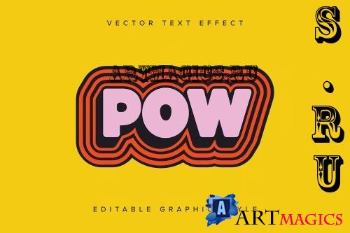 Comic Vector Text Effect Mockup - R7RF4PA