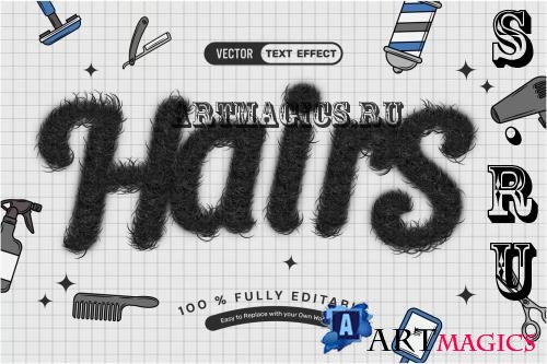 Realistic Hairs Text Effect - 557LD4B