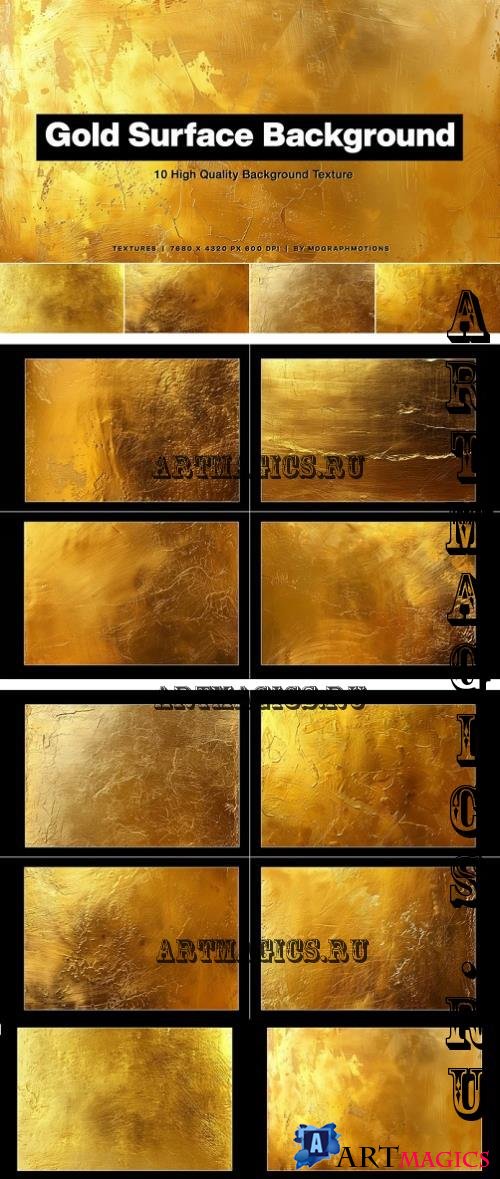 Gold Surface Background Textures - ECP59NV