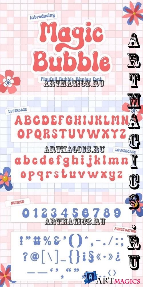 Magic Bubble - Display Font - 280703214 - TEC34R8