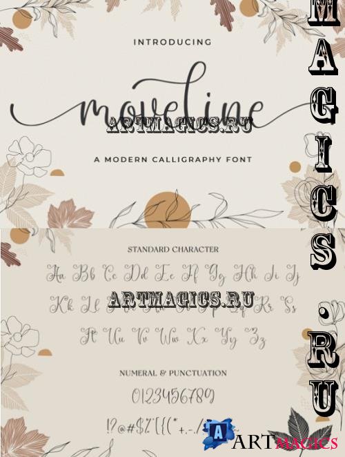 Moveline  Wedding Font - H4Y3ASG