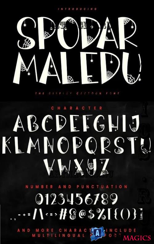 Spodar Maledu Display Cartoon Font - 287854980 - QH9R9VJ