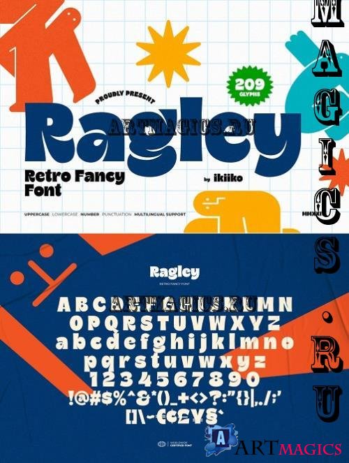 Ragley - Retro Fancy Font - 92451206 - V7M322S