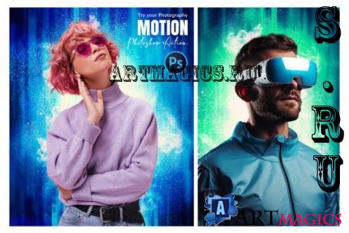 Motion Photoshop Action - 288443001