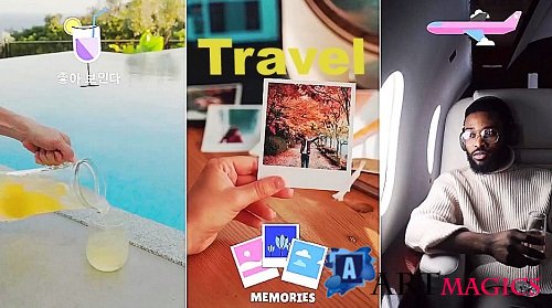 Travel Icons And Titles 2880585 - After Effects Templates