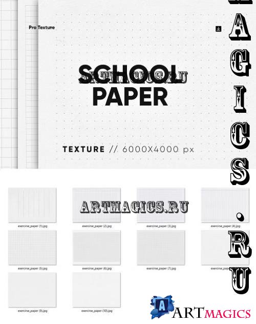 10 School Paper Texture HQ - 280030708