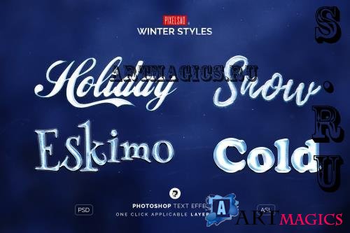 Winter Text Effects - Z7YEVQW