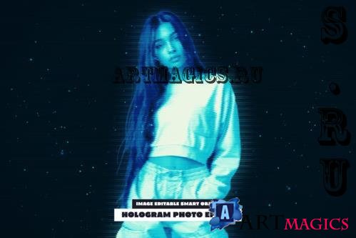 Hologram Photo Effect - 288544174