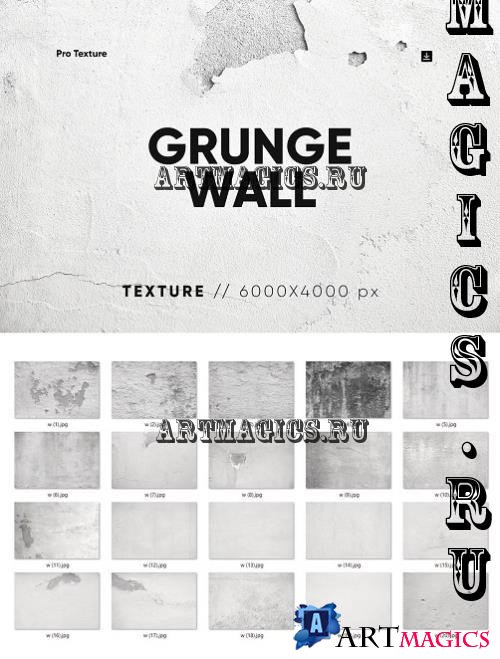 20 Grunge Wall Texture HQ - 279728353