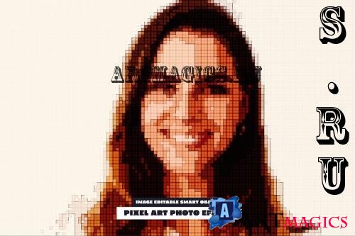 Pixel Art Photo Effect - 288825249