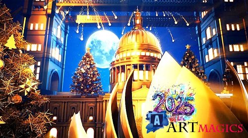 Golden Christmas In Vatican 149173 - After Effects Templates