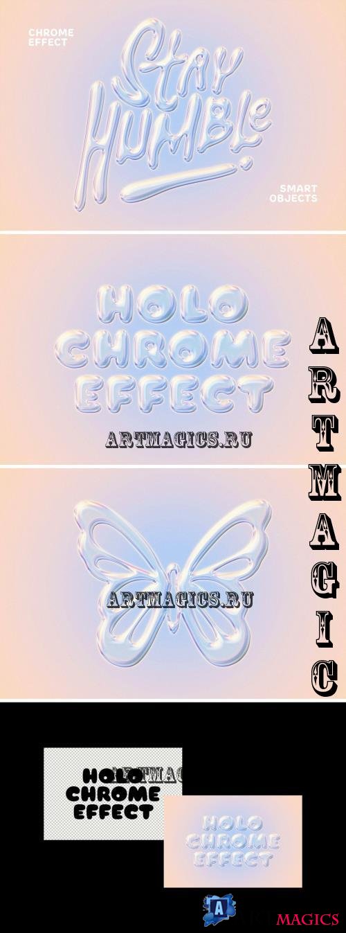 Pastel Holo Text & Logo Effect - 288827827 - GASUYUR