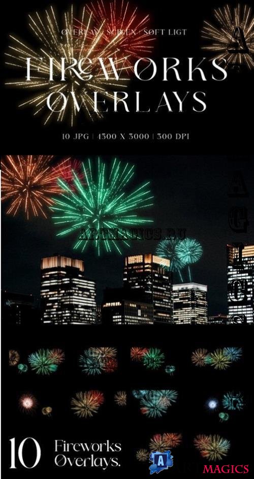 Fireworks Overlays - 289183515