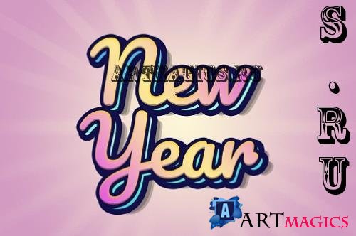 New year Text Effect - STBRN - S79H9QG