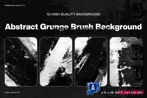 10 Abstract Grunge Brush Background - EBAYG4Z