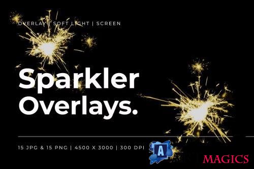 Sparkler Overlay - 288312160