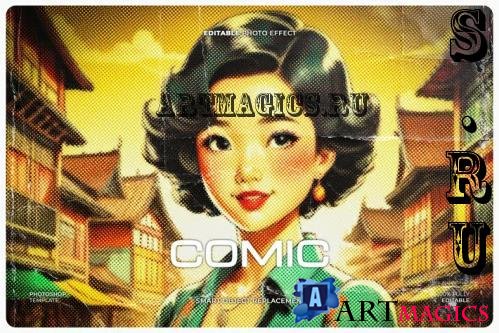 Comic Halftone Photo Effect - WW6G59J