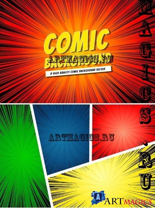 Comic Background #1 - 6XPBUER