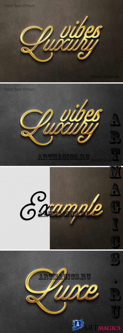 Golden Text Effect - 289659355