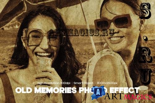 Old Memories Photo Effect - 527Q4VC