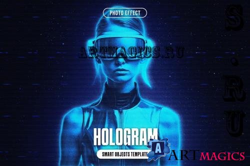 Hologram Photo Effect - 290365983