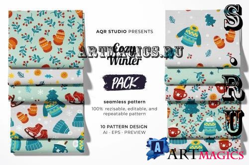 Cozy Winter - Seamless Pattern - J8VLUWN