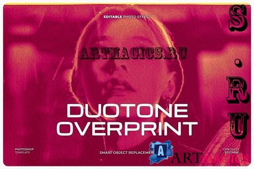 Duotone Overprint Photo Effect - JU4JDG4