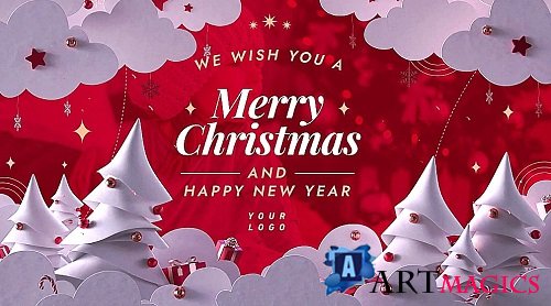 Christmas Greeting Paper Cutout 1313651 - After Effects Templates