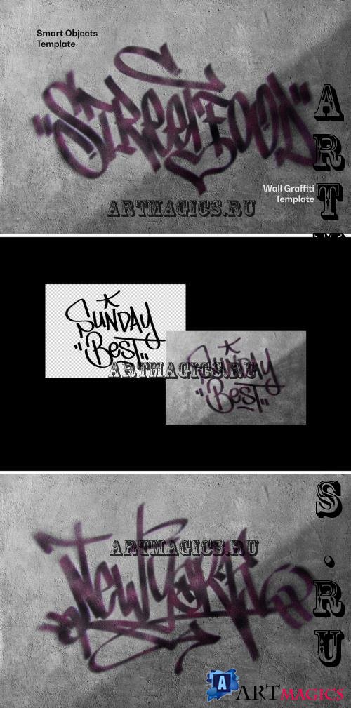 Wall Graffiti Text Effect - 281702922