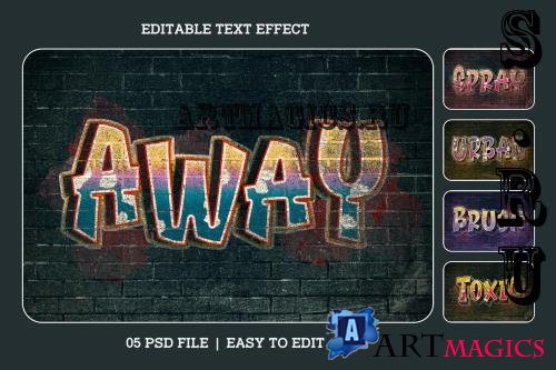 Graffiti Style Editable Text Effect Set - 2GPSPS4