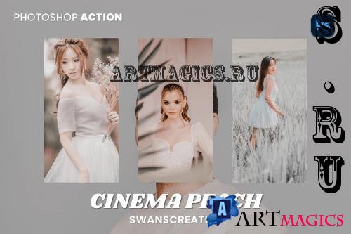 Cinema Peach Photoshop Action - JAMKCMR